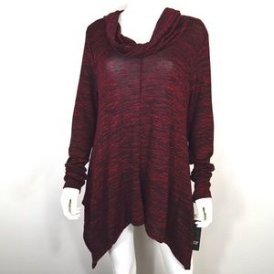 DKNY Jeans Cowl Neck Long Sleeve Sweater